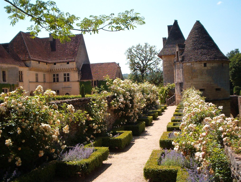 Photo chateau et jardins de losse